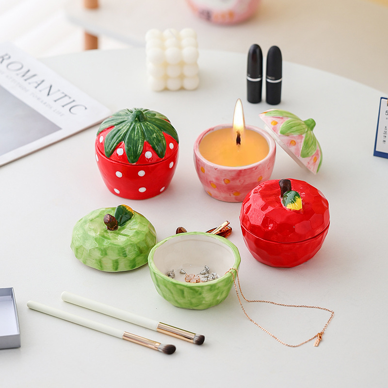 Candle Supplies Europe - Keramik Nette Simulation Obst Kerzenhalter Kreative
