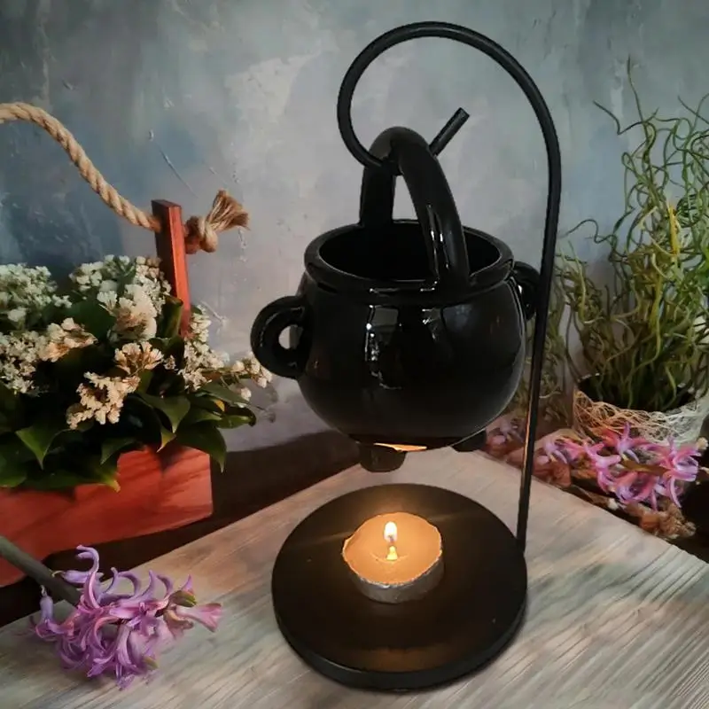 Candle Supplies Essential Oils - Hängender Hexenkessel-Wachsbrenner, Hexenkessel-Topf, Kerzenhalter, Hexerei-Zubehör, Ätherisches