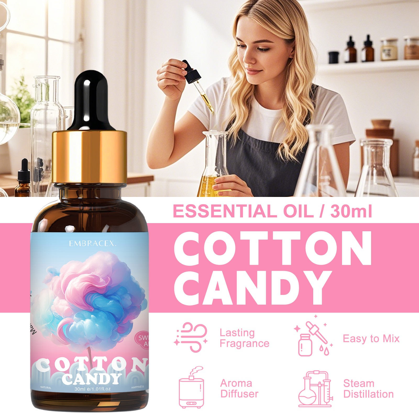30ml Zuckerwatte Ätherisches Ö – Candle Supplies Essential Oils Bewertung und Preis