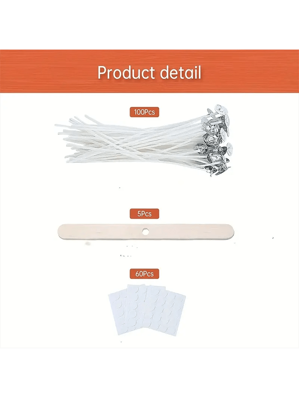 100 Stück Baumwoll-Kerzendocht – Cotton Wick 6 Inch Bewertung und Preis