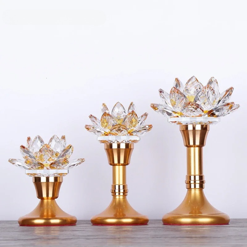 Bunter Glas-Lotus-Simulations- – Candle Supplies Europe Bewertung und Preis